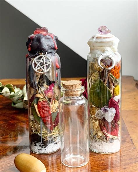 Witchcraft bottle for protection
